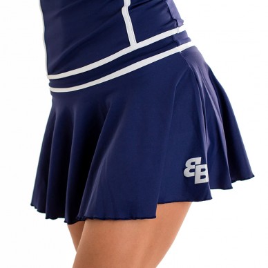 Falda BB Court azul blanco