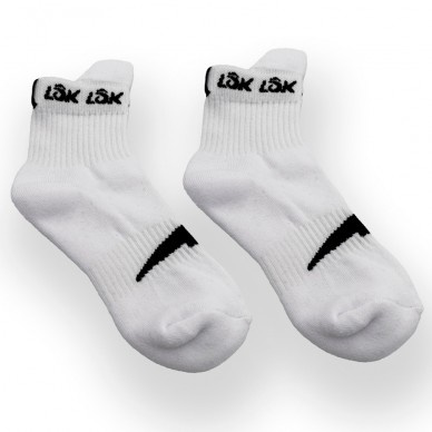 Calcetines Lok Accent cortos blanco