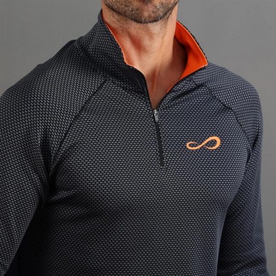 sudadera Endless Epic II titanio naranja