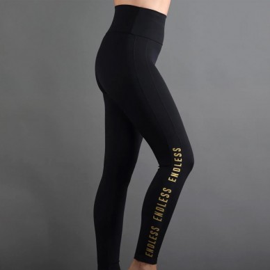 Mallas Endless Syncro negro oro