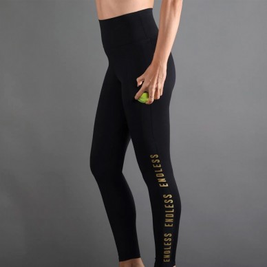 Mallas Endless Syncro negro oro