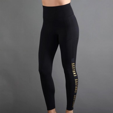 Mallas Endless Syncro negro oro