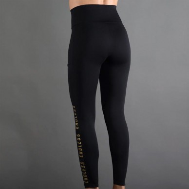 Mallas Endless Syncro negro oro