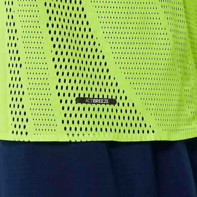 Camiseta Asics Metarun SS Top amarillo