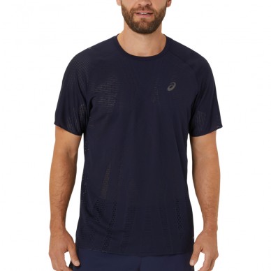 Camiseta Asics Metarun SS Top azul marino