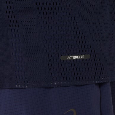 Camiseta Asics Metarun SS Top azul marino