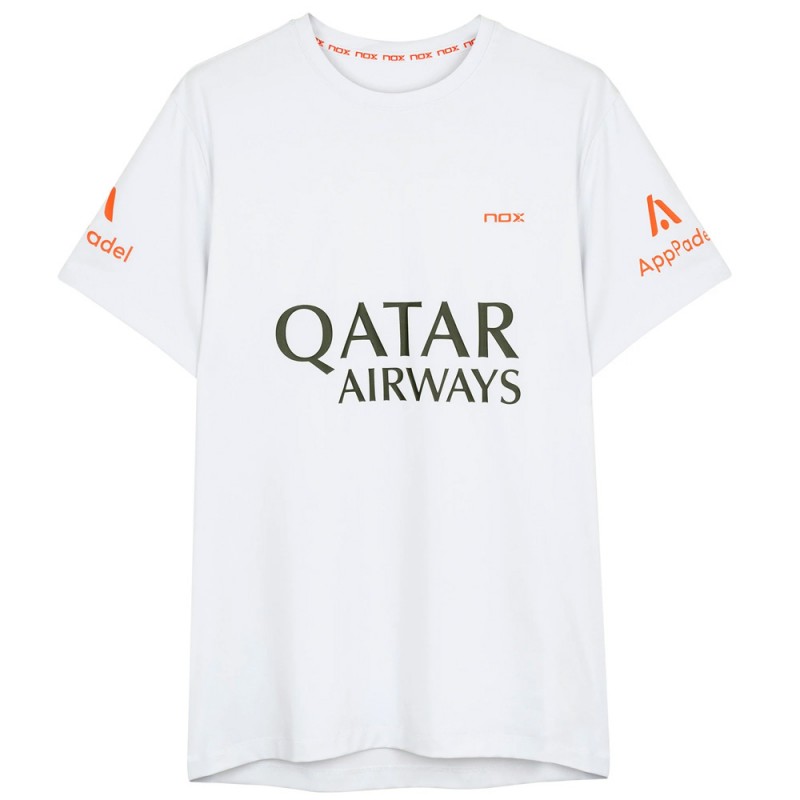 Camiseta Nox At10 Agustin Tapia blanco Camiseta Nox At10 Agustin Tapia blanco