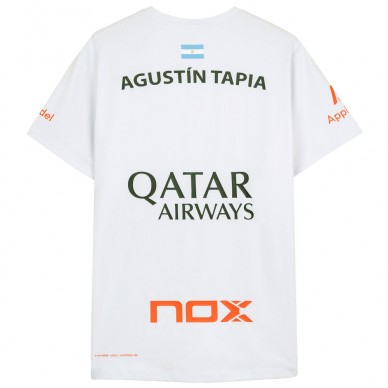 Camiseta Nox At10 Agustin Tapia blanco