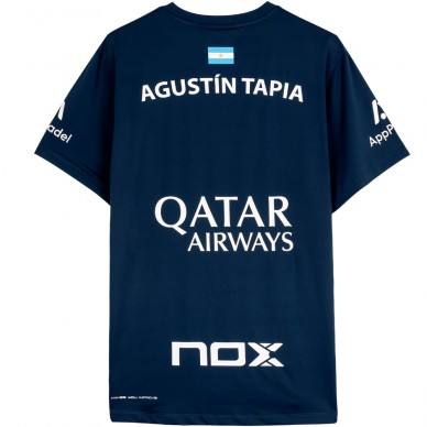 Camiseta Nox AT10 Agustín Tapia azul marino