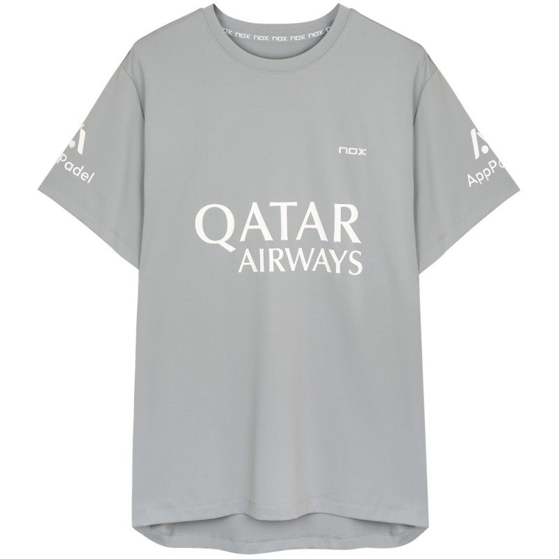 Camiseta Nox AT10 Agustín Tapia gris Camiseta Nox AT10 Agustín Tapia gris