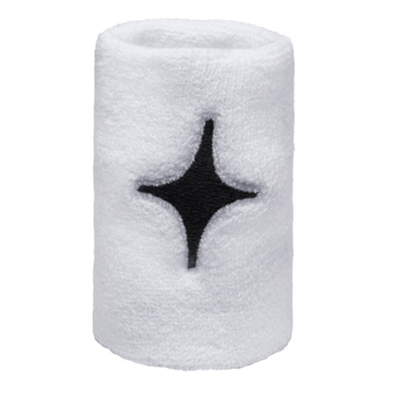 Muñequera Star Vie Star blanca negra