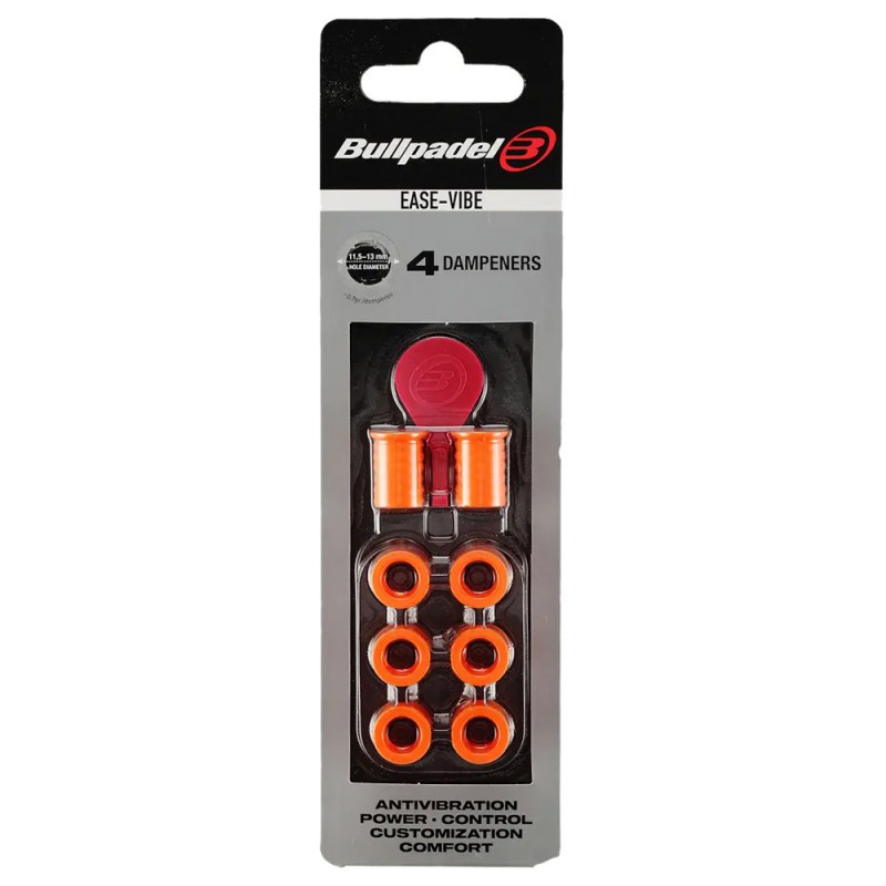 Antivibrador Bullpadel Ease Vibe naranja