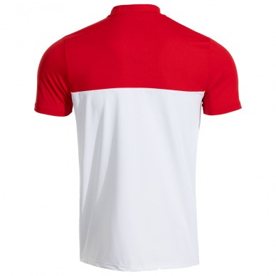 Polo Joma A1 Padel blanco rojo