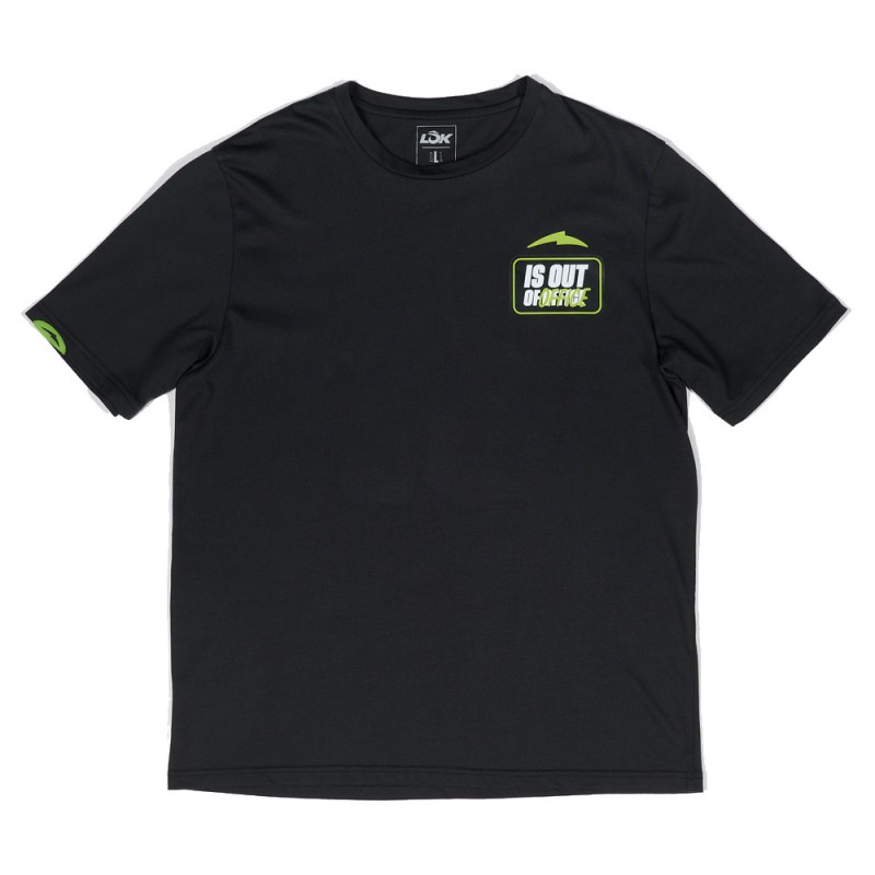 Camiseta Lok Out Of Office By Mr. M negra