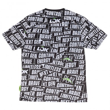 Camiseta Lok Sticker Storm negra