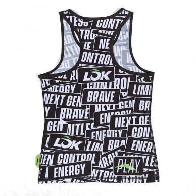 Camiseta Lok Sticker Storm Tank negra