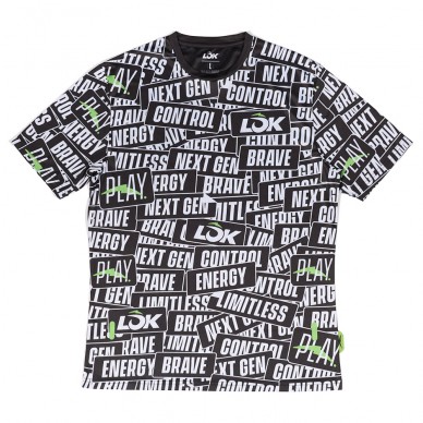 Camiseta Lok Sticker Storm negra