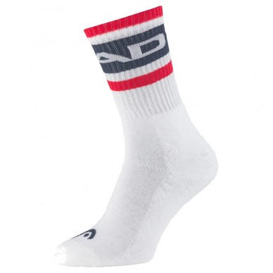Calcetines Head Tennis 1P Crew azules rojos