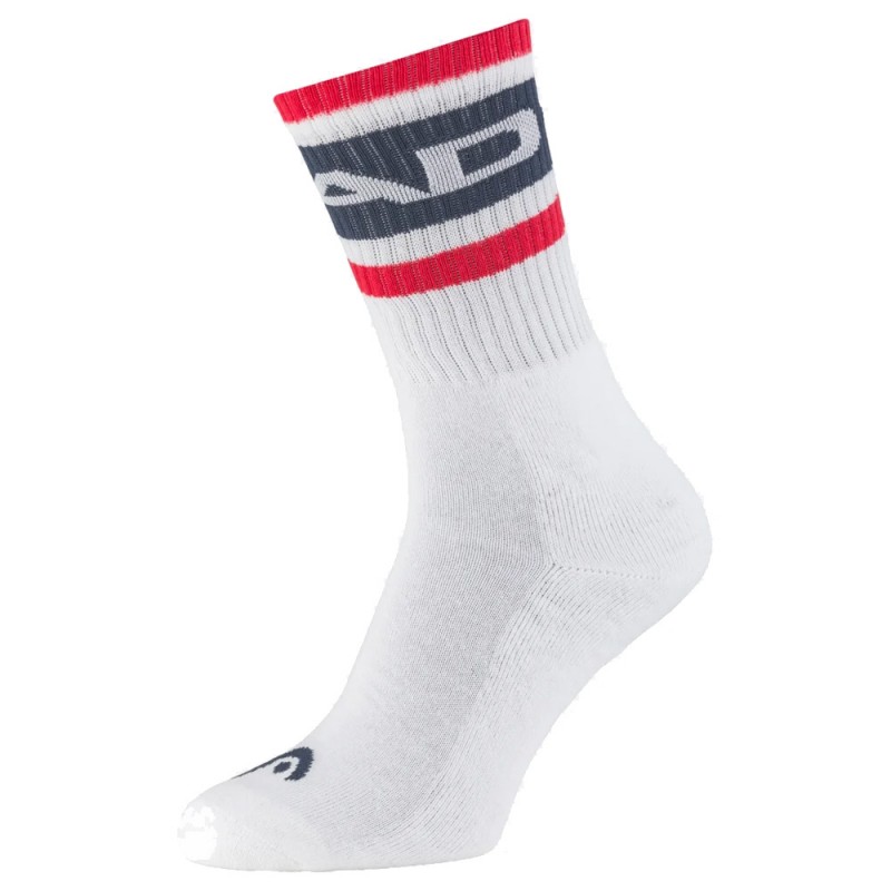 Calcetines Head Tennis 1P Crew azules rojos Calcetines Head Tennis 1P Crew azules rojos