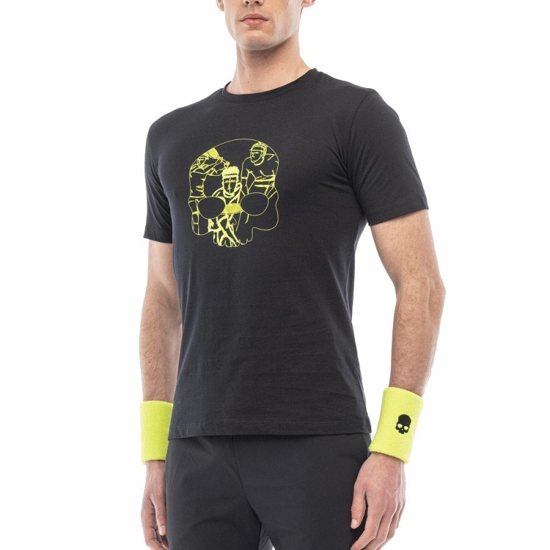 Camiseta Hydrogen Sketch azul marino amarillo fluor Camiseta Hydrogen Sketch azul marino amarillo fluor