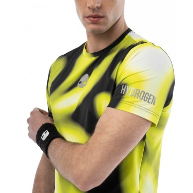 Camiseta Hydrogen Psychedelic Tech verde