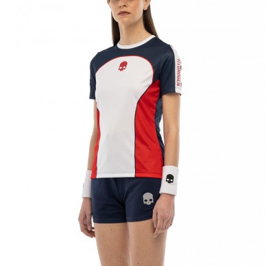 Camiseta Hydrogen Heritage Tech blanco rojo azul marino