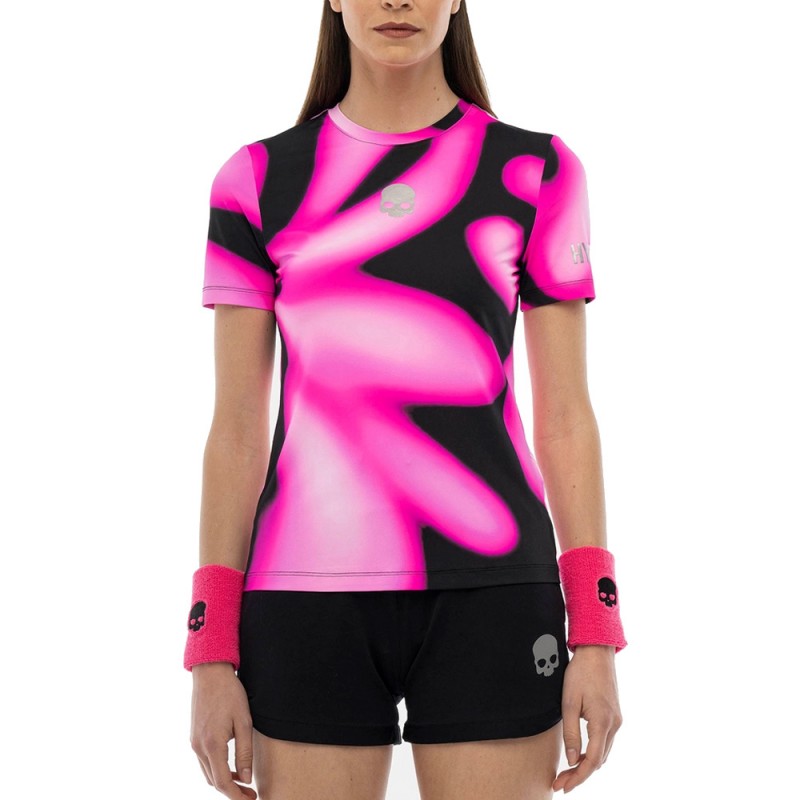 Camiseta Hydrogen Psychedelic Tech fuchsia