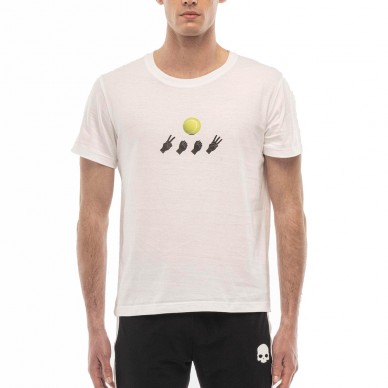 Camiseta Hydrogen Tennis Ball blanco