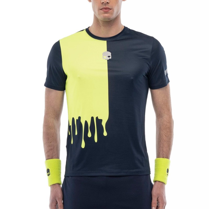 Camiseta Hydrogen Drip Tech azul marino fluor Camiseta Hydrogen Drip Tech azul marino fluor