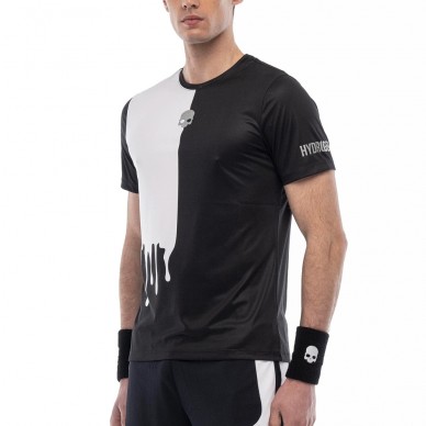 Camiseta Hydrogen Drip Tech negro blanco
