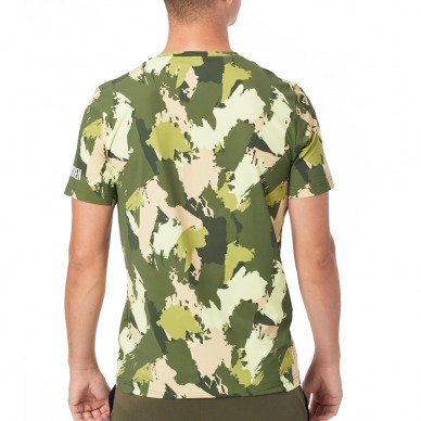 Camiseta Hydrogen Brushed Camo Tech verde