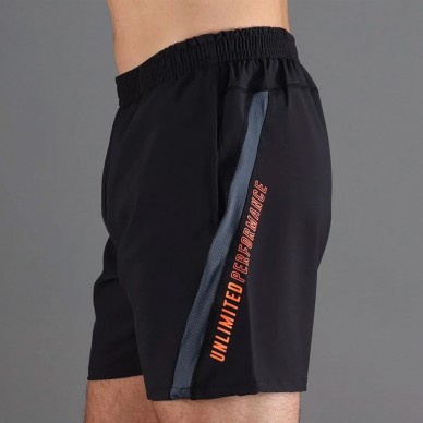Short Endless Storm negro naranja