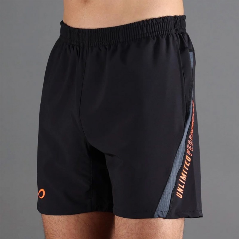Short Endless Storm negro naranja Short Endless Storm negro naranja