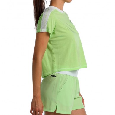 Camiseta Bullpadel Bilma verde manzana