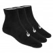 Calcetines Asics 3PPK Quarter negros