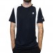 Camiseta Hydrogen Inlay Tech negro blanco