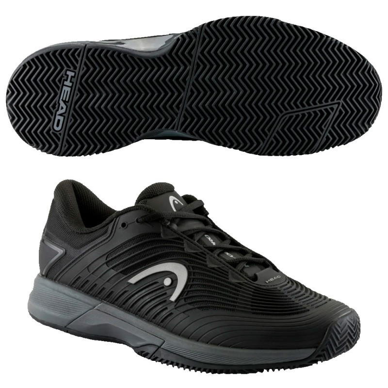 Zapatillas Head Revolt Pro 4.5 Clay black dark grey 2024 Zapatillas Head Revolt Pro 4.5 Clay black dark grey 2024