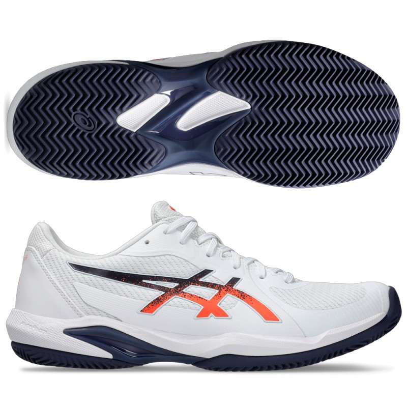 Zapatillas Asics Solution Swift FF 2 Clay white nova orange 2025 Zapatillas Asics Solution Swift FF 2 Clay white nova orange 2025