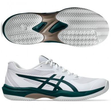 Zapatillas Asics Game FF Clay white saxon green 2025