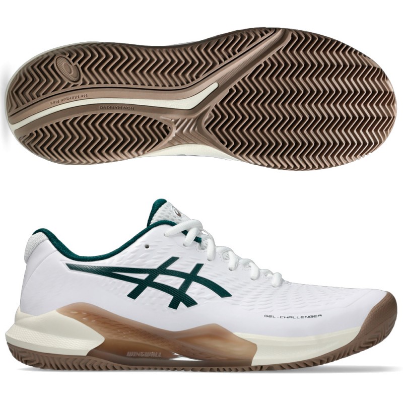 Zapatillas Asics Gel Challenger 14 Clay white saxon green 2025 Zapatillas Asics Gel Challenger 14 Clay white saxon green 2025
