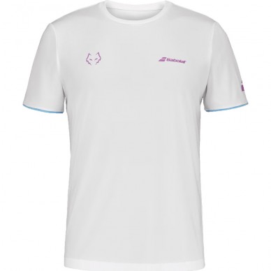 Camiseta Babolat Crew Neck Tee Lebrón Blanca