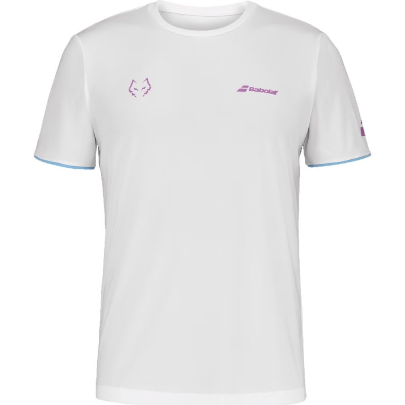 Camiseta Babolat Crew Neck Tee Lebrón Blanca Camiseta Babolat Crew Neck Tee Lebrón Blanca