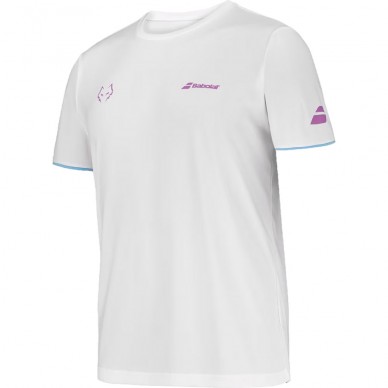 Camiseta Babolat Crew Neck Tee Lebrón Blanca