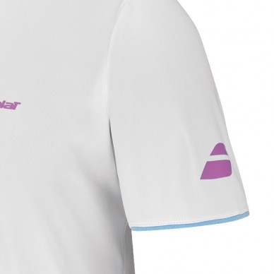Camiseta Babolat Crew Neck Tee Lebrón Blanca
