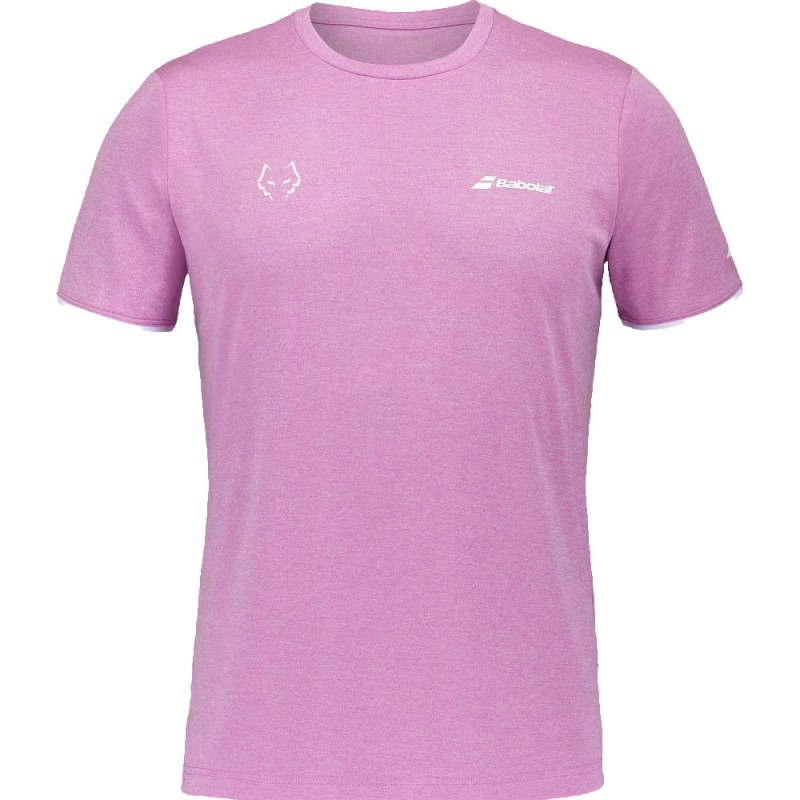Camiseta Babolat Crew Neck Tee Lebrón Rosa
