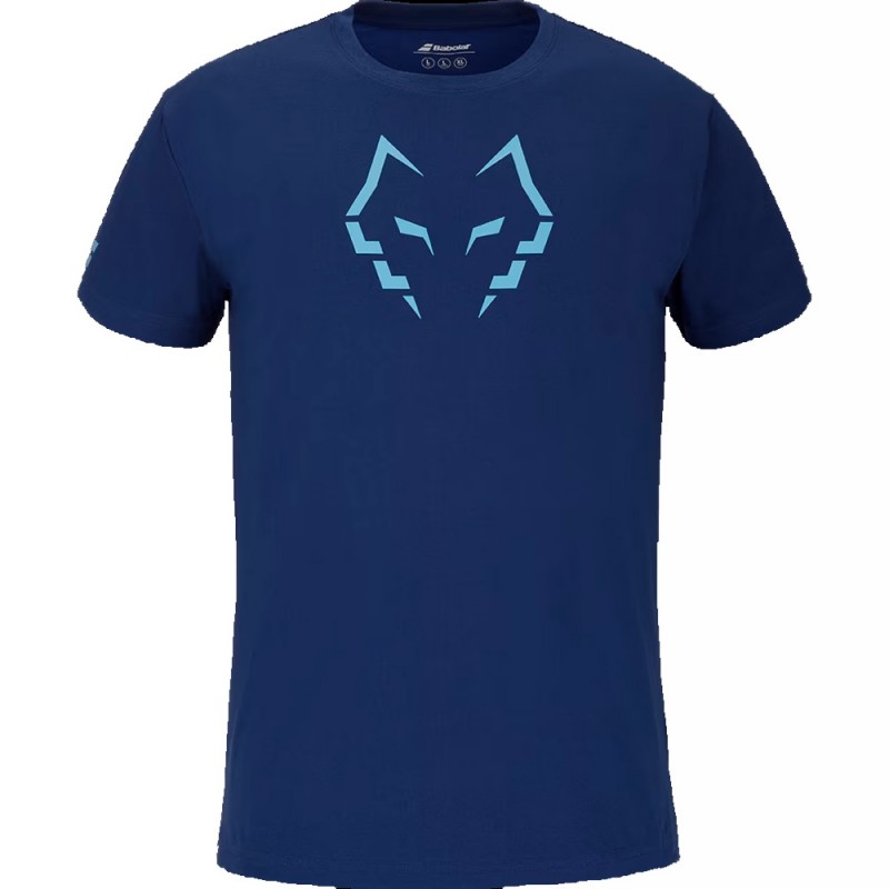 Camiseta Babolat Cotton Tee Lebrón Azul Camiseta Babolat Cotton Tee Lebrón Azul