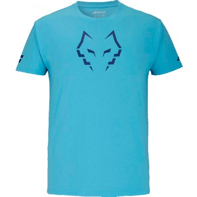 Camiseta Babolat Cotton Tee Lebrón Azul Cian