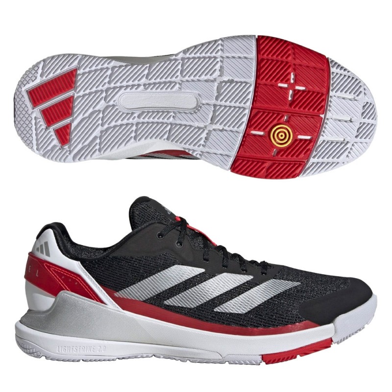 Zapatillas Adidas Crazyquick LS Padel M core black silver 2025 Zapatillas Adidas Crazyquick LS Padel M core black silver 2025