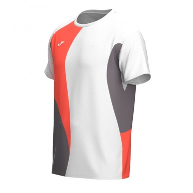 Camiseta Joma Torneo blanco coral