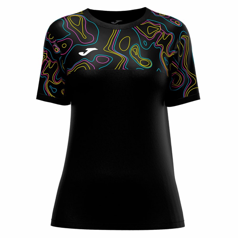 Camiseta Joma Torneo Capsule Woman negra Camiseta Joma Torneo Capsule Woman negra